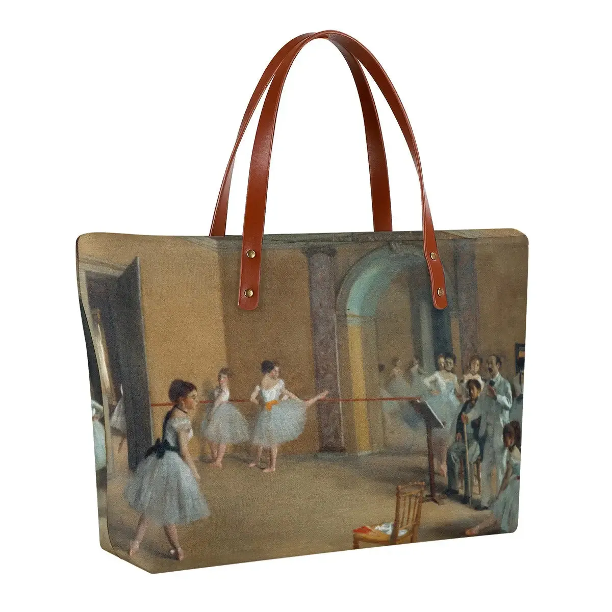 Ballet Dancing Class by Edgar Degas Tote Bag