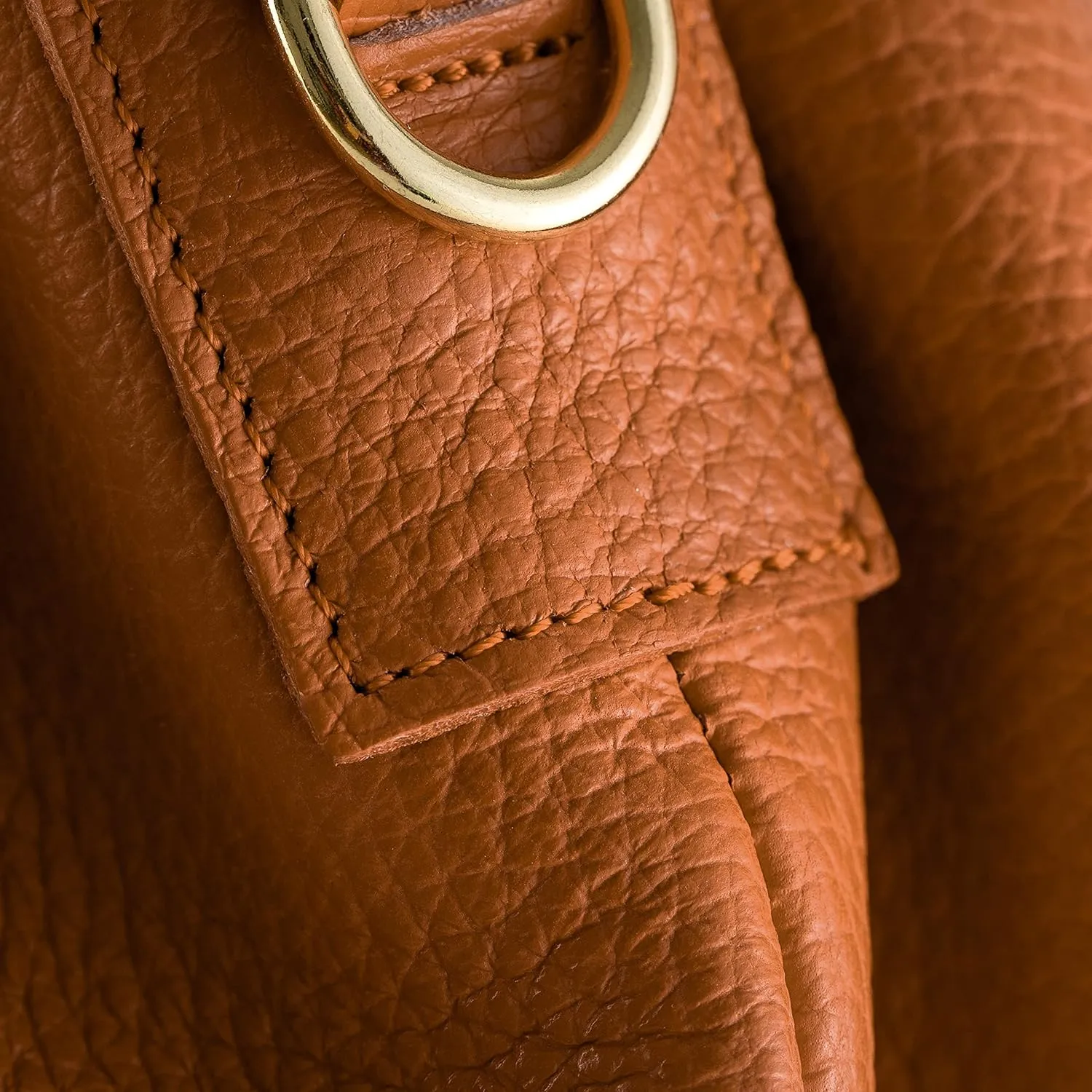 Baroncelli Italian Leather Purse for Women Genuine Soft Leather Medium Size Shoulder Crossbody Bag Made in Italy