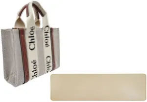 Base Shaper for Chloe Woody Tote Small PU Leather Purse Insert Bag in Bag