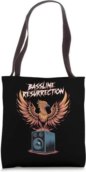 Bassline Resurrection Phoenix Design Tote Bag