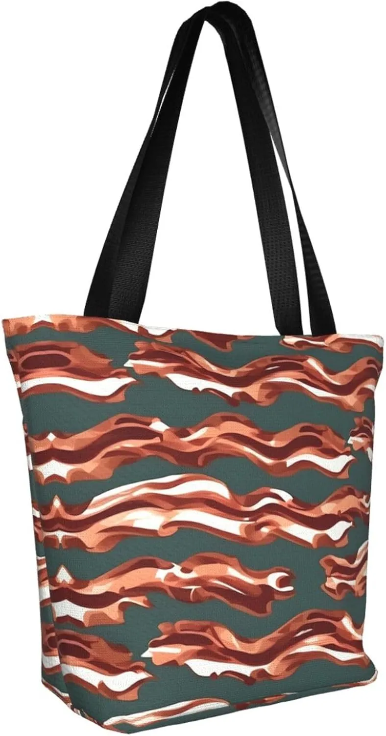 Beach Scene With Chairs Print Shoulder Tote Bag Women'S Large Size Handbag Casual Tote Shopping Bag For Women