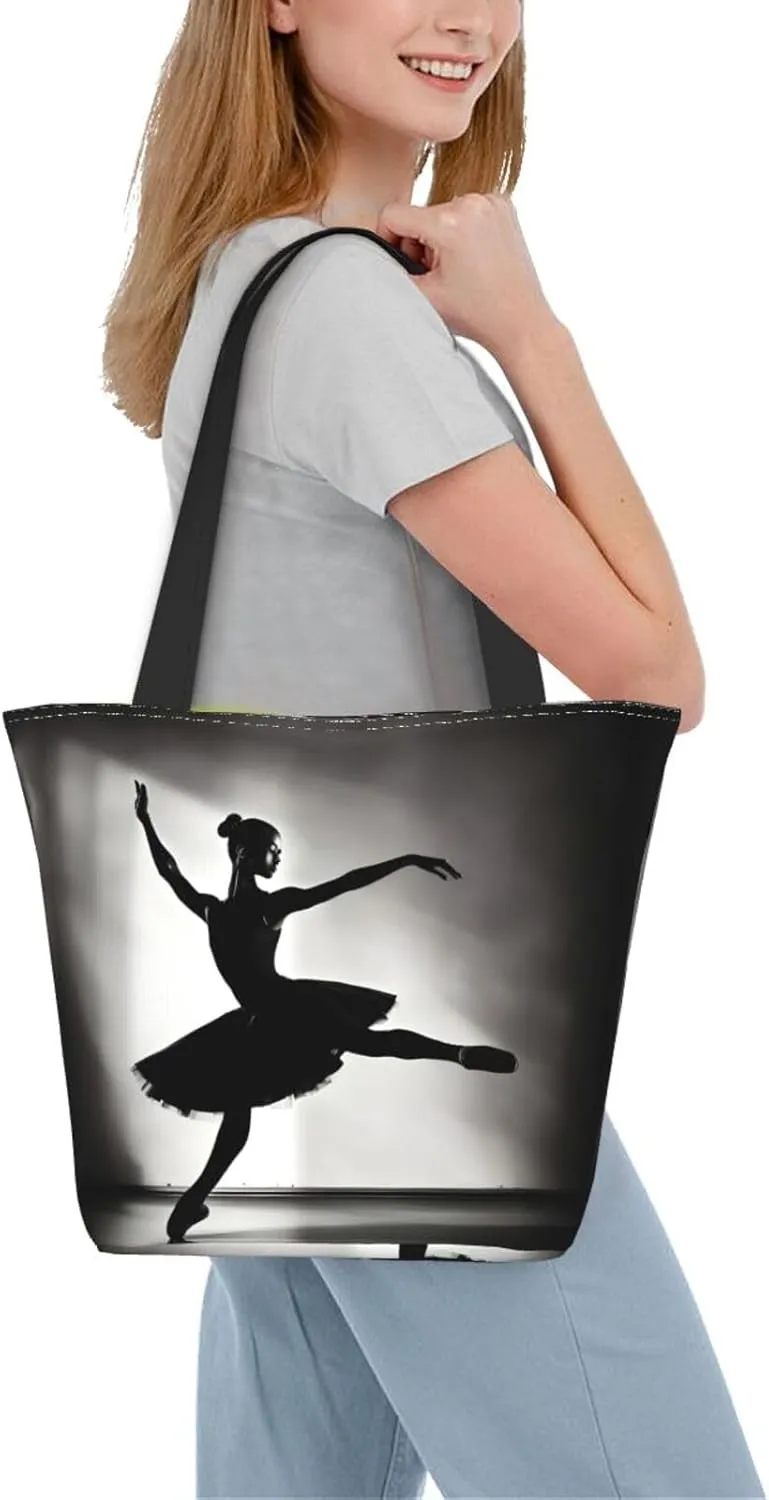 Beach Scene With Chairs Print Shoulder Tote Bag Women'S Large Size Handbag Casual Tote Shopping Bag For Women
