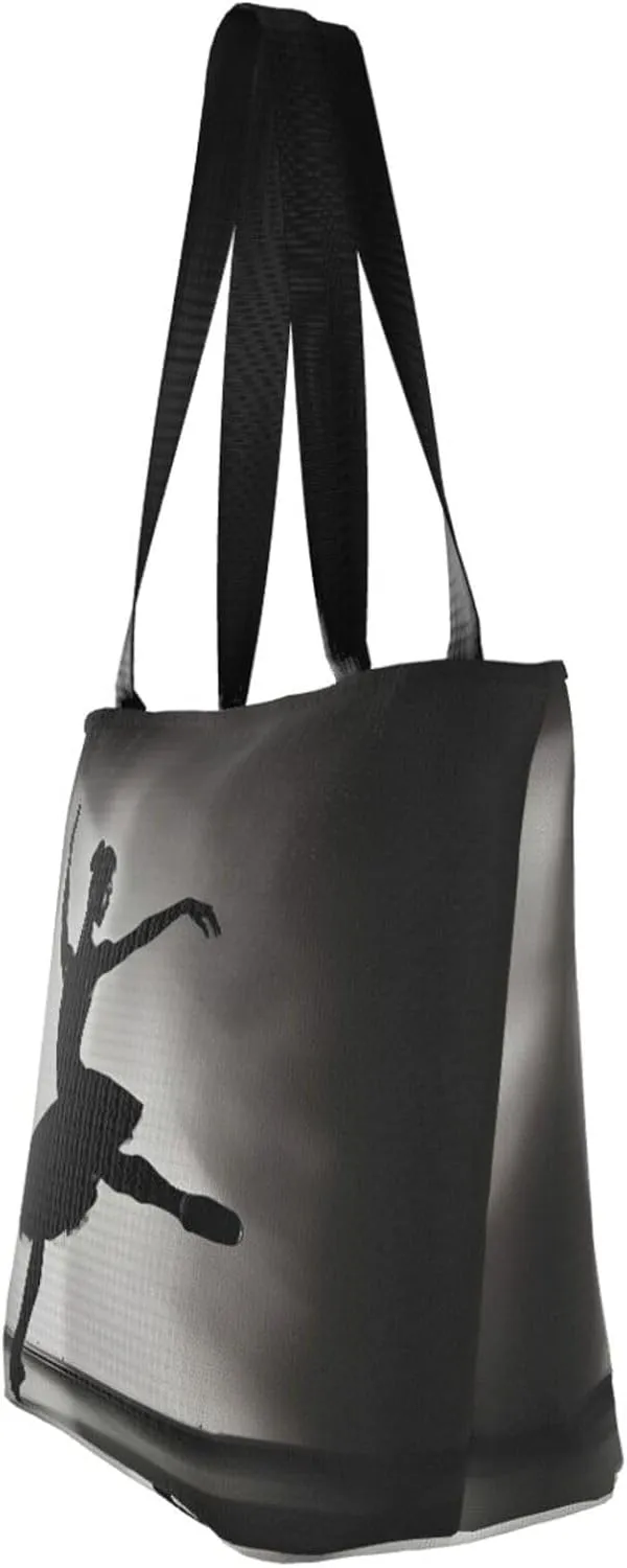 Beach Scene With Chairs Print Shoulder Tote Bag Women'S Large Size Handbag Casual Tote Shopping Bag For Women