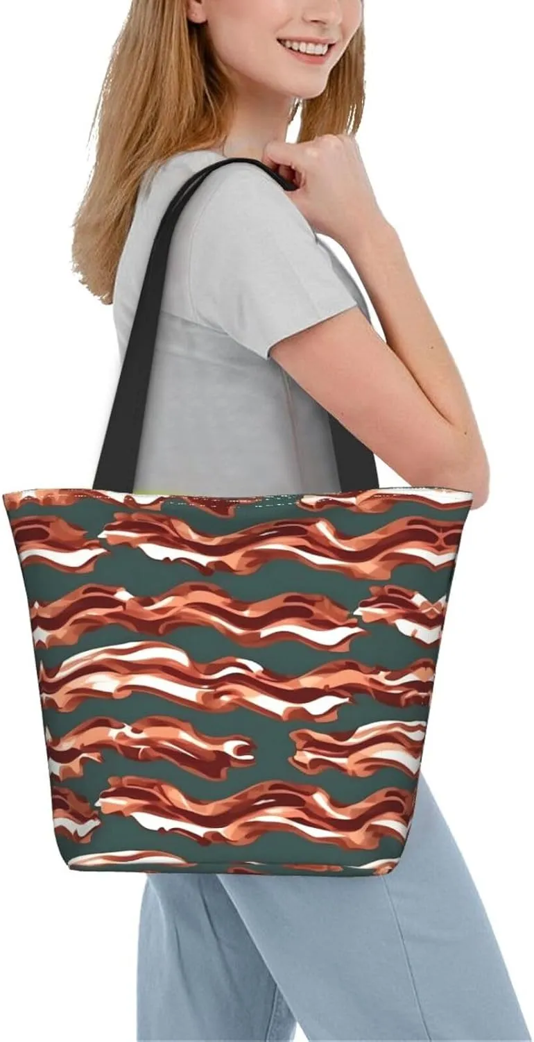 Beach Scene With Chairs Print Shoulder Tote Bag Women'S Large Size Handbag Casual Tote Shopping Bag For Women