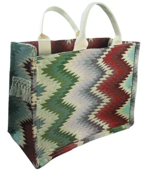 Beautiful and ultra exclusive tote bag (100% handmade) - large capacity shoulder bag - Ethnic design.