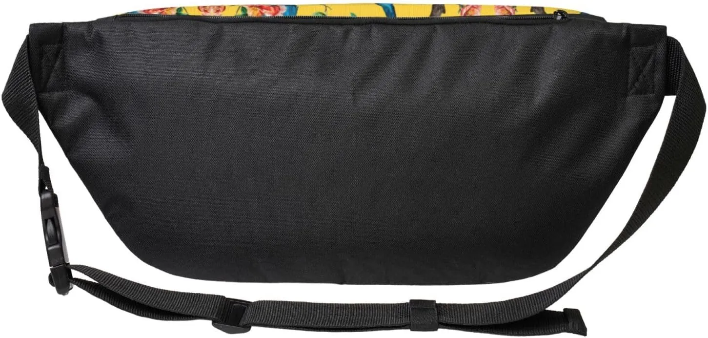 Beautiful Peacock Multi-Purpose Fanny Pack and Crossbody Bag - High Capacity with Zipper Pockets, Ideal for Men and Women