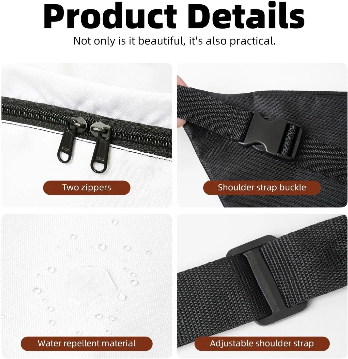 Beautiful Peacock Multi-Purpose Fanny Pack and Crossbody Bag - High Capacity with Zipper Pockets, Ideal for Men and Women