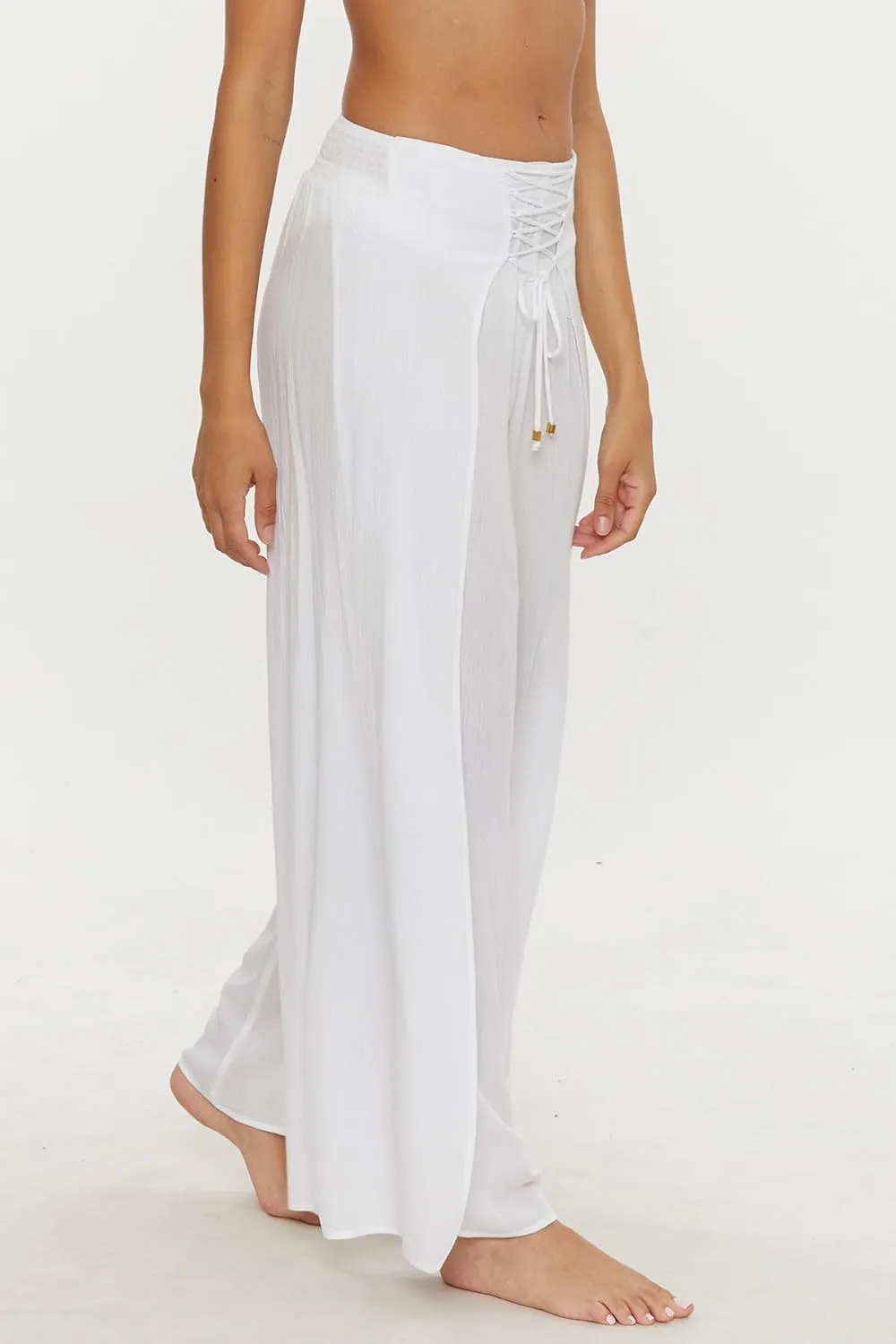 BECCA Ponza Pants, Casual, Wide Leg, Beach Cover Ups for Women