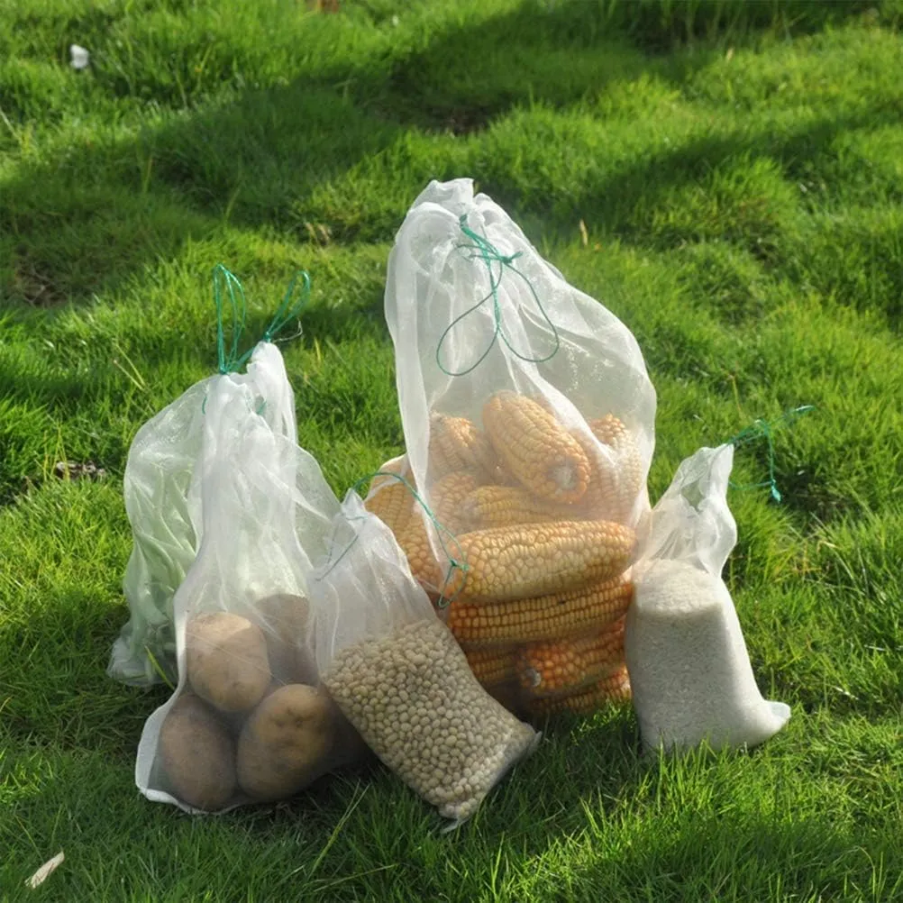 Belit 25 Pcs Fruit Protection mangos Bags Protect Fruit Trees Strong Garden Net Easy to Use, Doesn't Tangle and Reusable (9.8"x5.9")