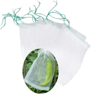 Belit 25 Pcs Fruit Protection mangos Bags Protect Fruit Trees Strong Garden Net Easy to Use, Doesn't Tangle and Reusable (9.8"x5.9")