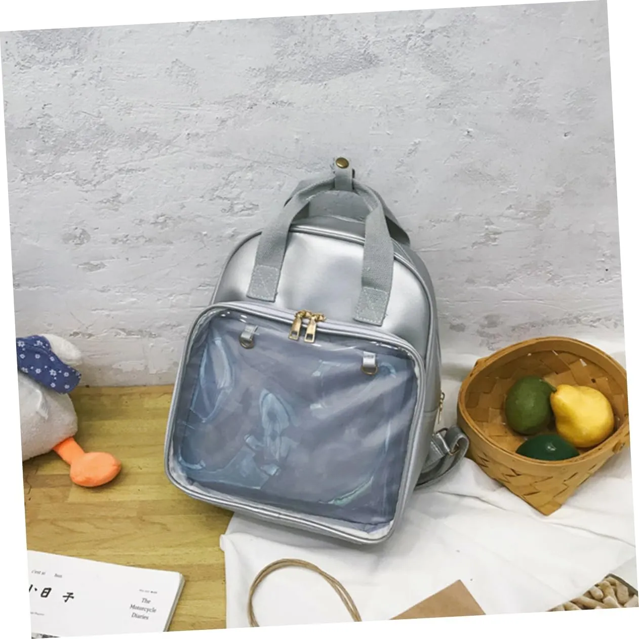 BESPORTBLE Girls School Backpack Candy Women's Bookbag Pvc Shoulder Bag School Bag Fashion Satchel