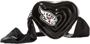 Betsey Johnson Heart 4 You Crossbody, Black