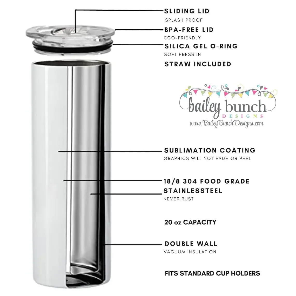 BH Eagles Shimmer Glitter Polka Dot Tumbler Personalized with Name TUMBEAG0520