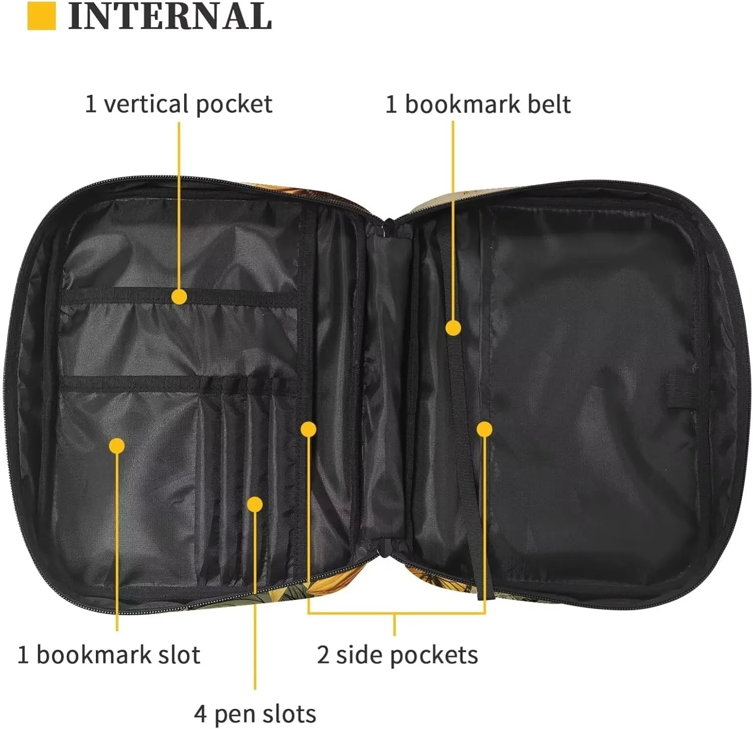 Bible Bag Tote Bible carrying case for Women Men Bible Covers for Women Men with Pockets Personalized