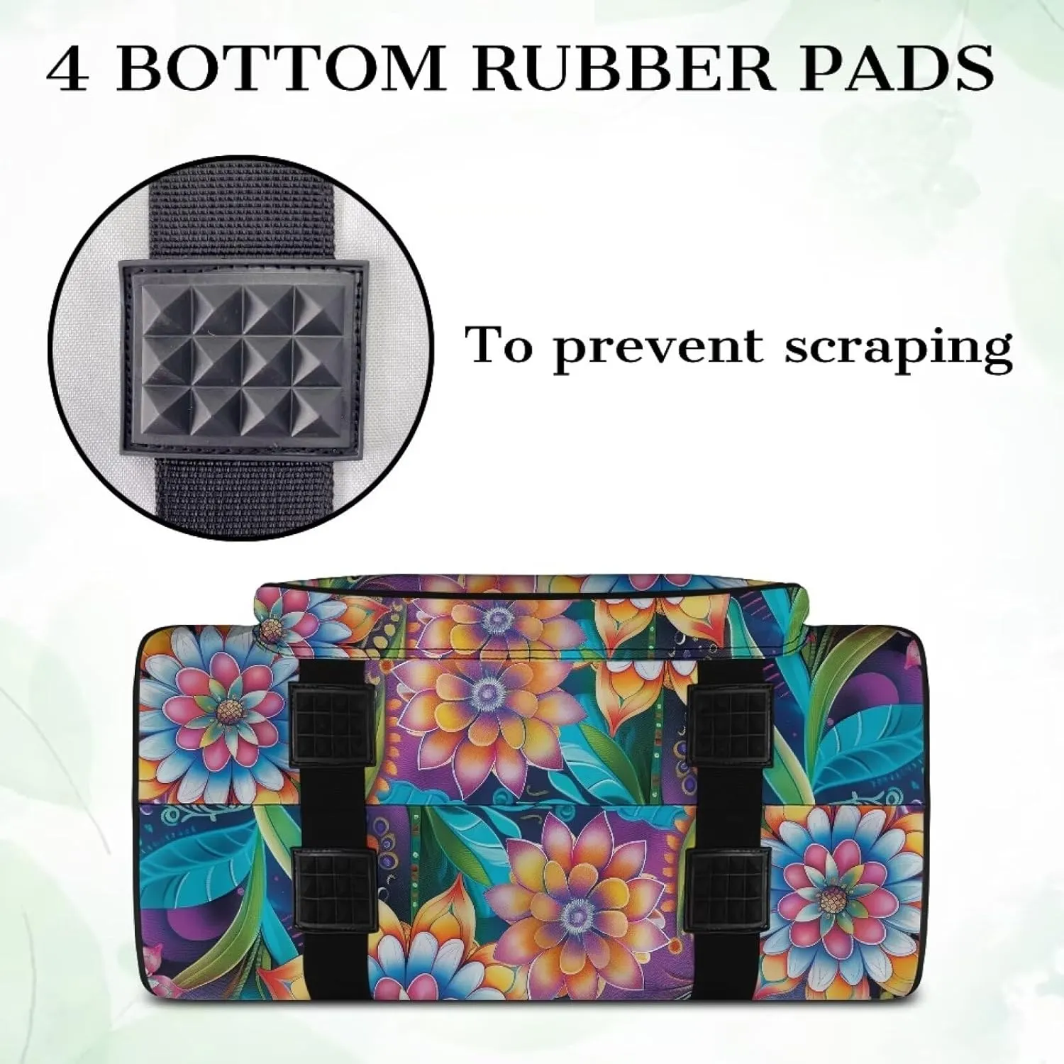 Big Dragonfly Sewing Machine Tote Bag Protector Travel Bag Organizer with Compartments and Pockets, Sewing Box Storage Bag Fits for Most Standard Sewing Machines (Bag Only)
