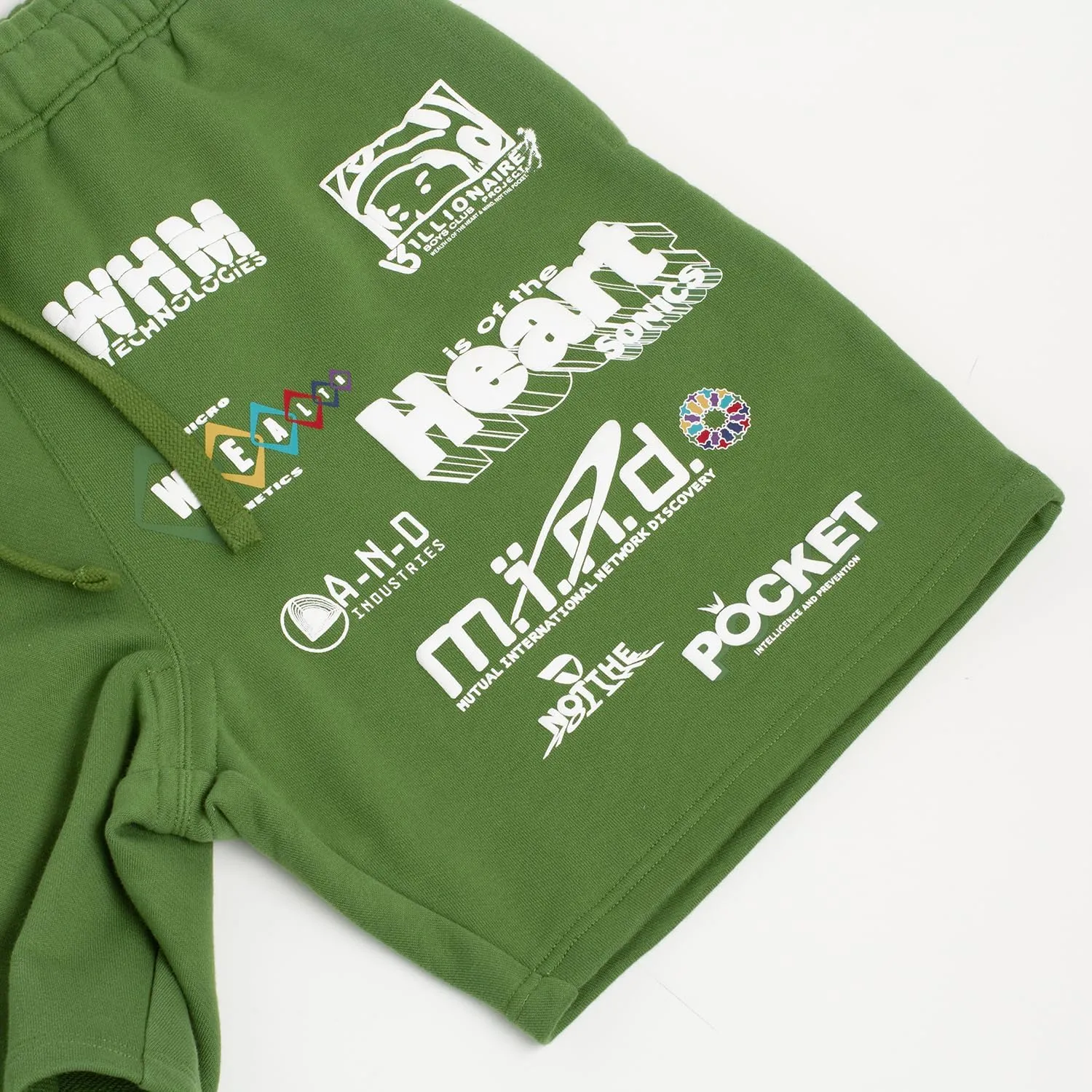 Billionaire Boys Club BB WHM Shorts with Screen-Printed Design - Elastic Waistband, Adjustable Drawstring