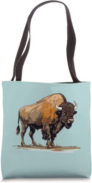 Bison Design American Buffalo Tote Bag