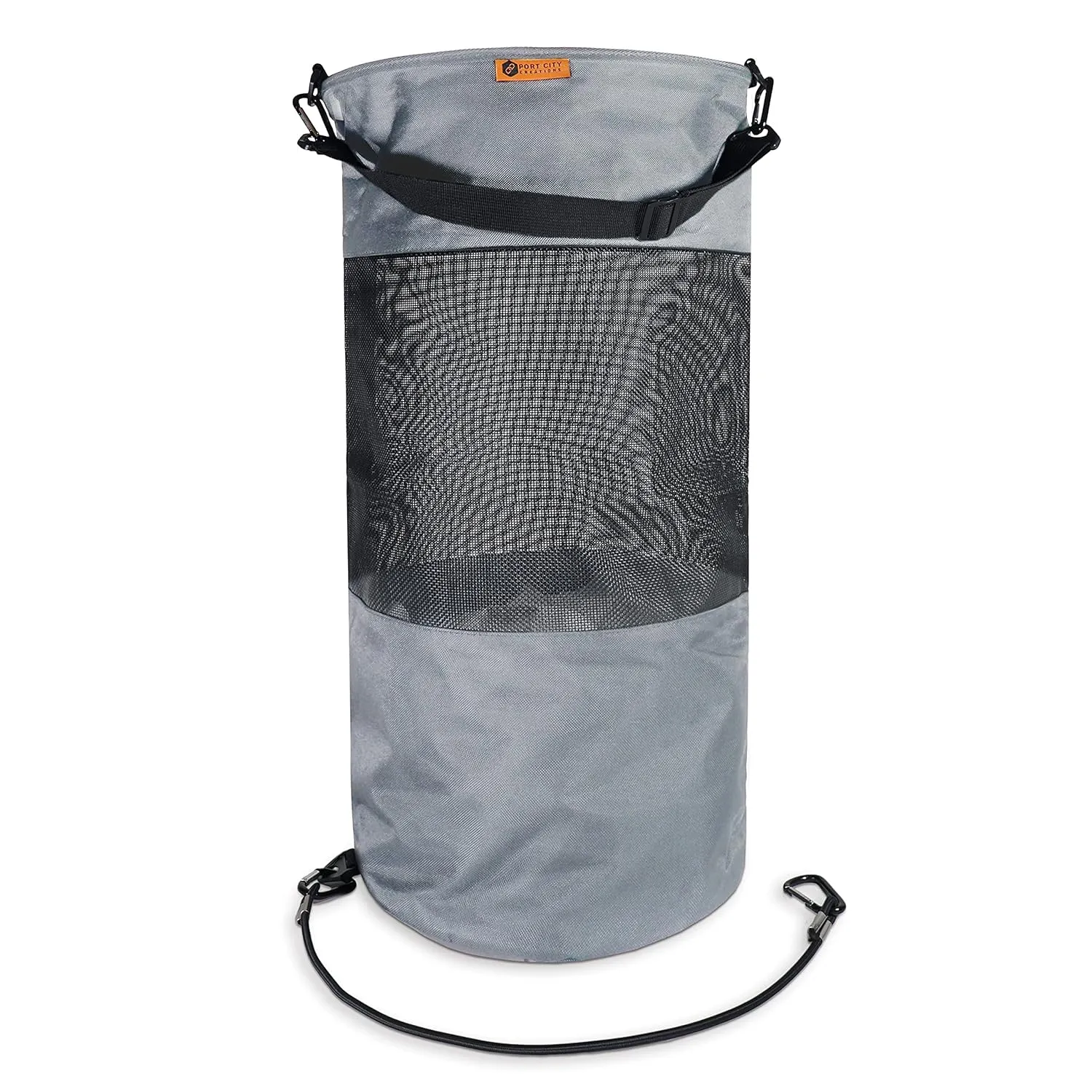 Boat Trash Bag - Portable Outdoor Mesh Trash Bag for Your Boat, Kayak, or Camper… (Grey)