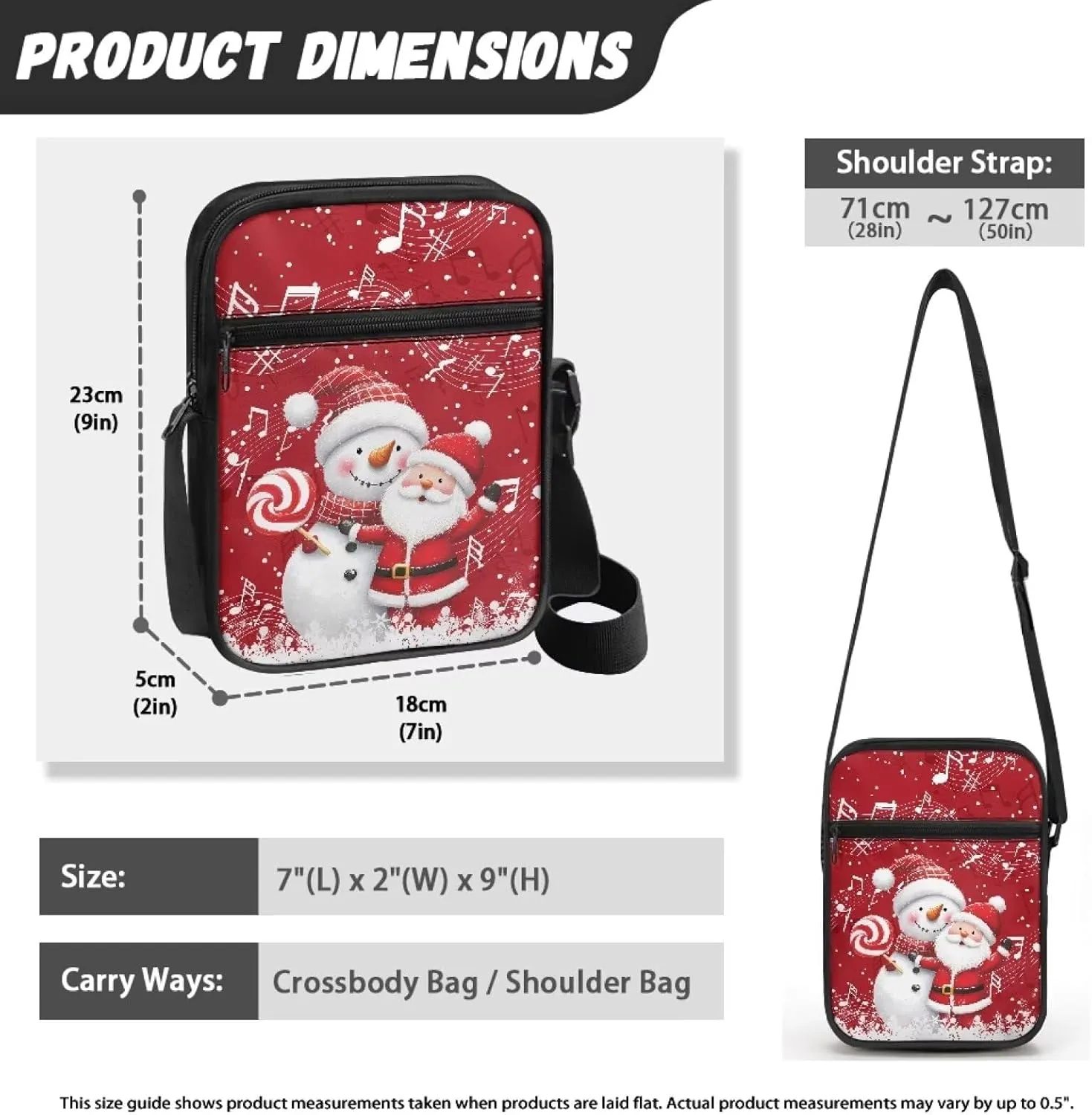 Boatee Small Messenger Bag for Women Casual Multi-Purpose Crossbody Handbag