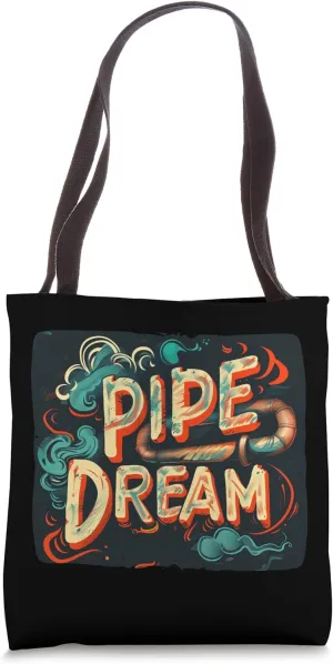 Bold Pipe dream Design for a Unique Look Tote Bag