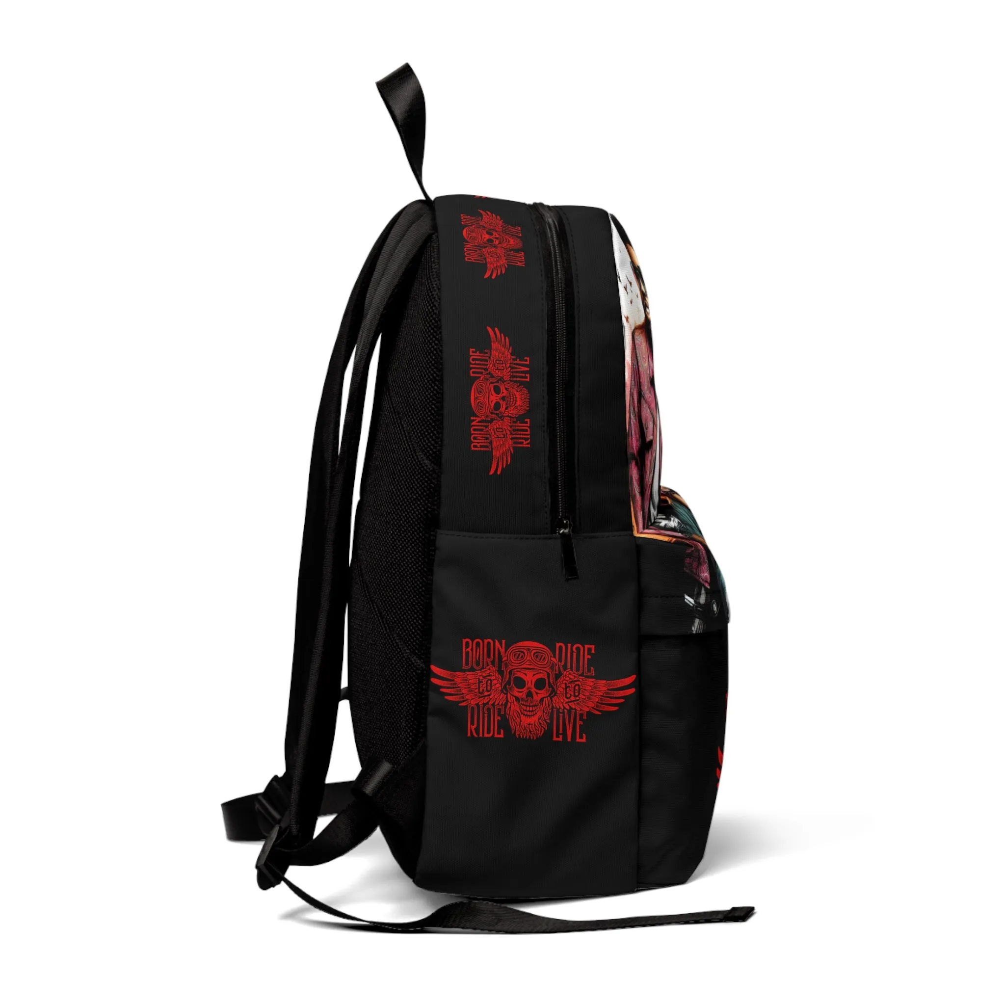 Born To Ride Unisex Classic Backpack #13M
