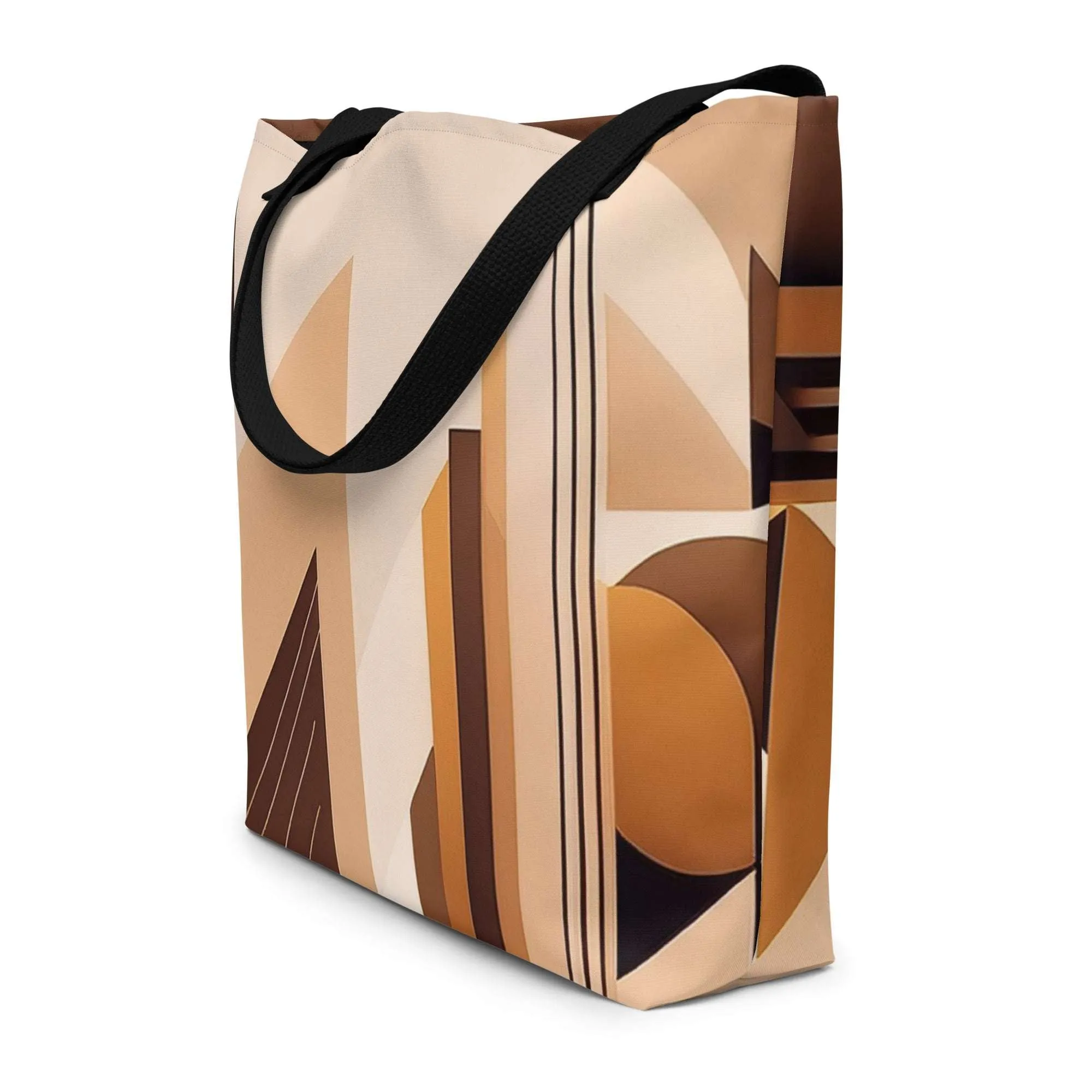Bottom Brown Tote Bag