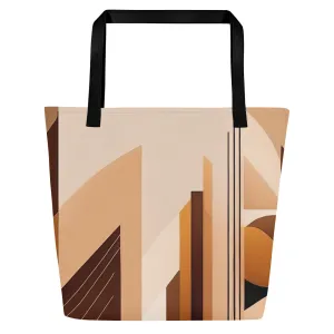 Bottom Brown Tote Bag