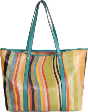 BOYATU Genuine Leather Tote Bag: Large Leather Purse for Women - Fashion Designer Handmade Tote for Ladies