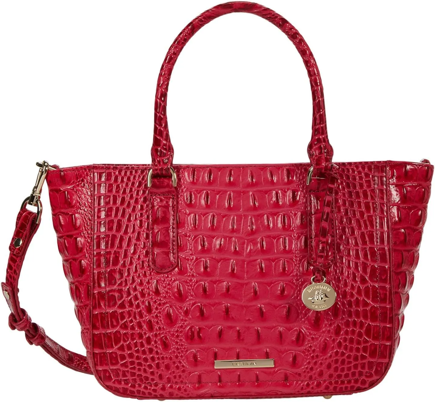 BRAHMIN Ombre Melbourne Small Ashlee Satchel Sweetheart One Size