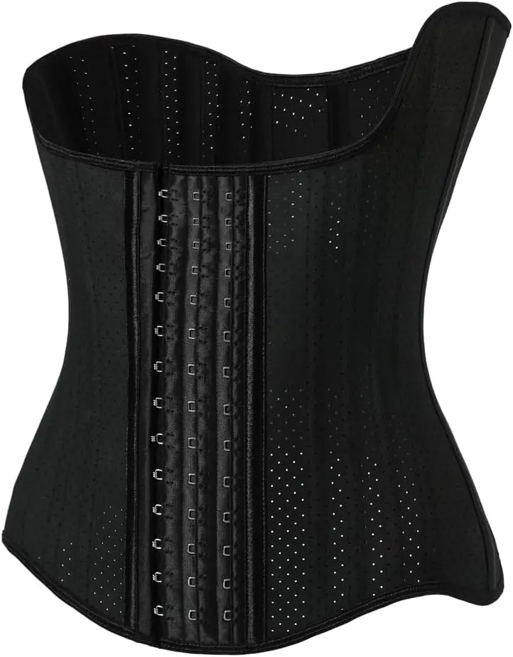 Breathable Latex Waist Trainer for Women Weight Loss 25 Steel Boned Underbust Corsets Body Shaper Fajas