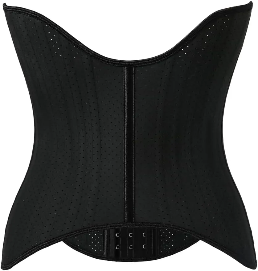 Breathable Latex Waist Trainer for Women Weight Loss 25 Steel Boned Underbust Corsets Body Shaper Fajas