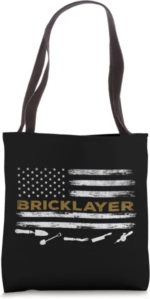 Brick Mason Funny Quote Bricklayer Masonry Construction US Tote Bag