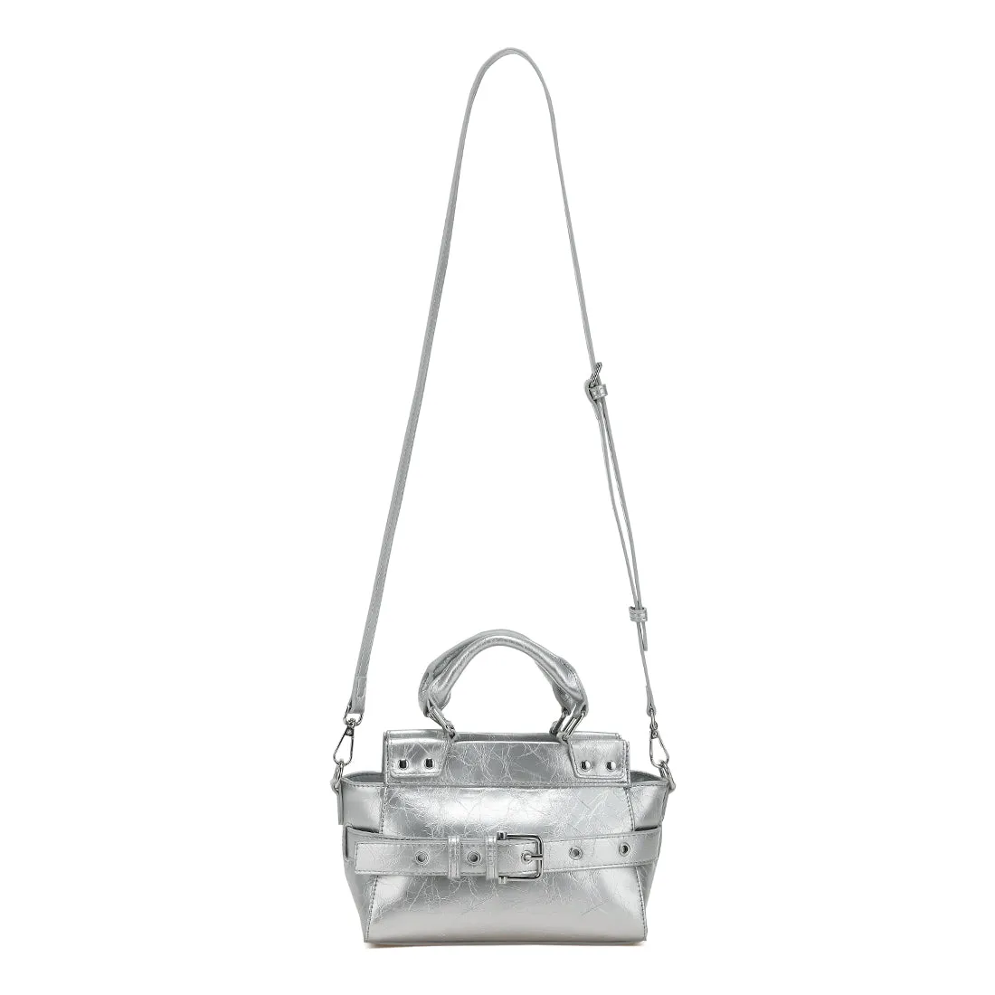 Buckle Detail Satchel Bag