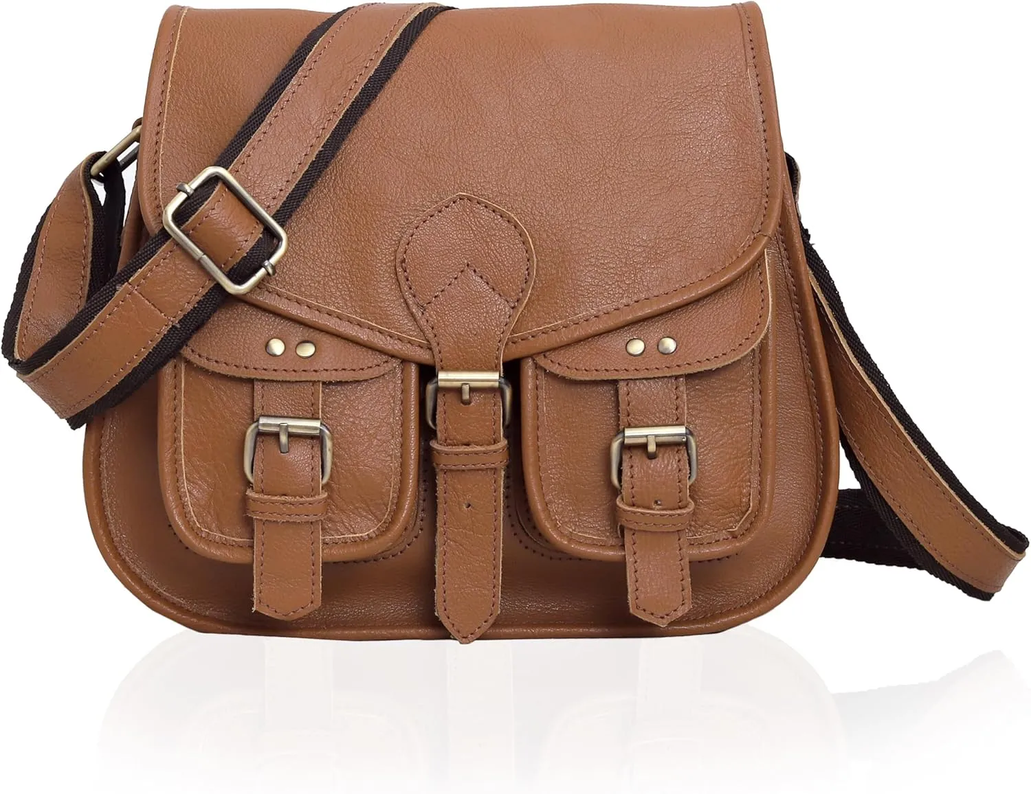 buffalo Leather Crossbody Purse Women Shoulder Bag Satchel Ladies Travel Purse