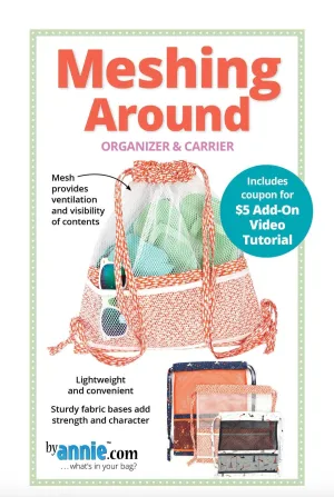 ByAnnie Meshing Around Organizer and Carrier Pattern - 3 Size Variations Per Pattern (14 Colors of 18"x54" Mesh Packs Sold Separately)