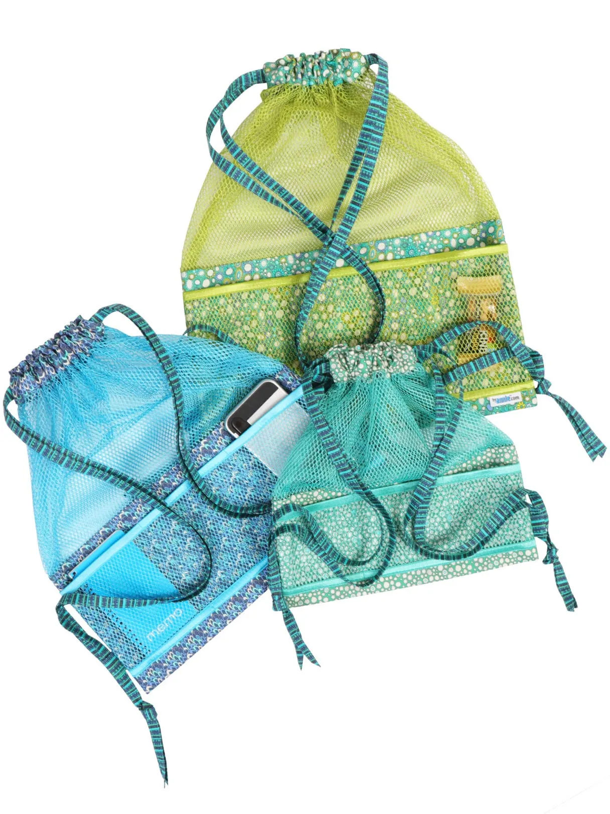 ByAnnie Meshing Around Organizer and Carrier Pattern - 3 Size Variations Per Pattern (14 Colors of 18"x54" Mesh Packs Sold Separately)