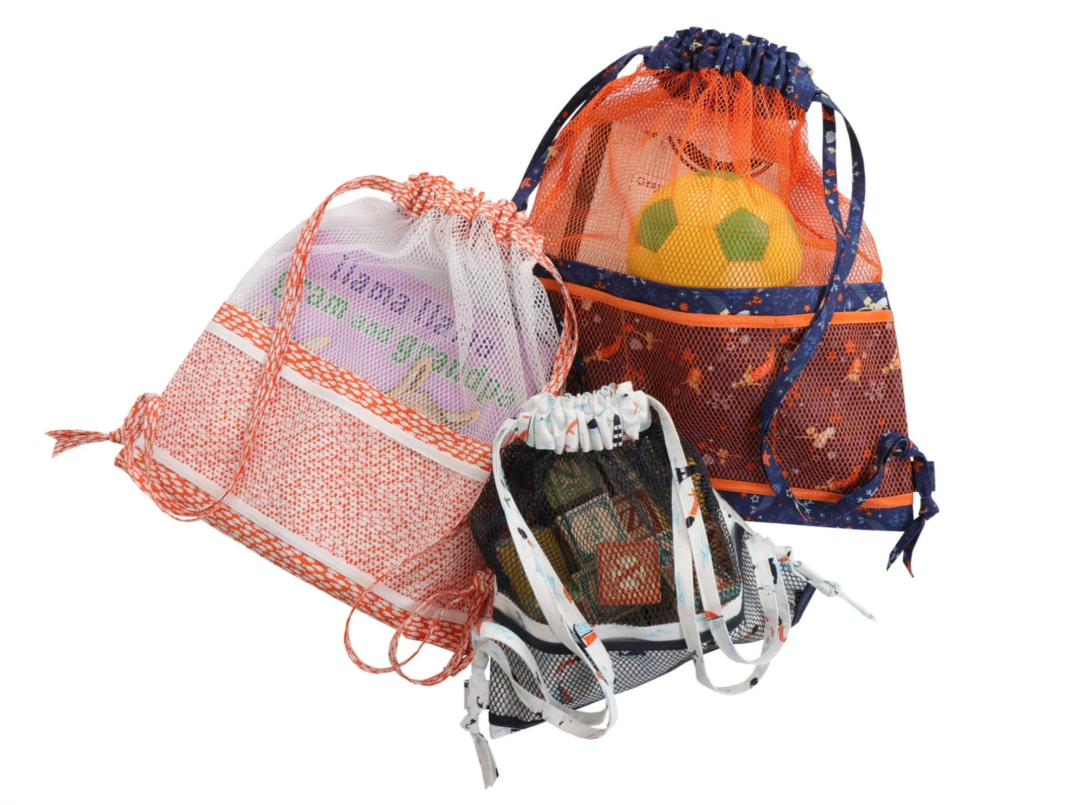 ByAnnie Meshing Around Organizer and Carrier Pattern - 3 Size Variations Per Pattern (14 Colors of 18"x54" Mesh Packs Sold Separately)
