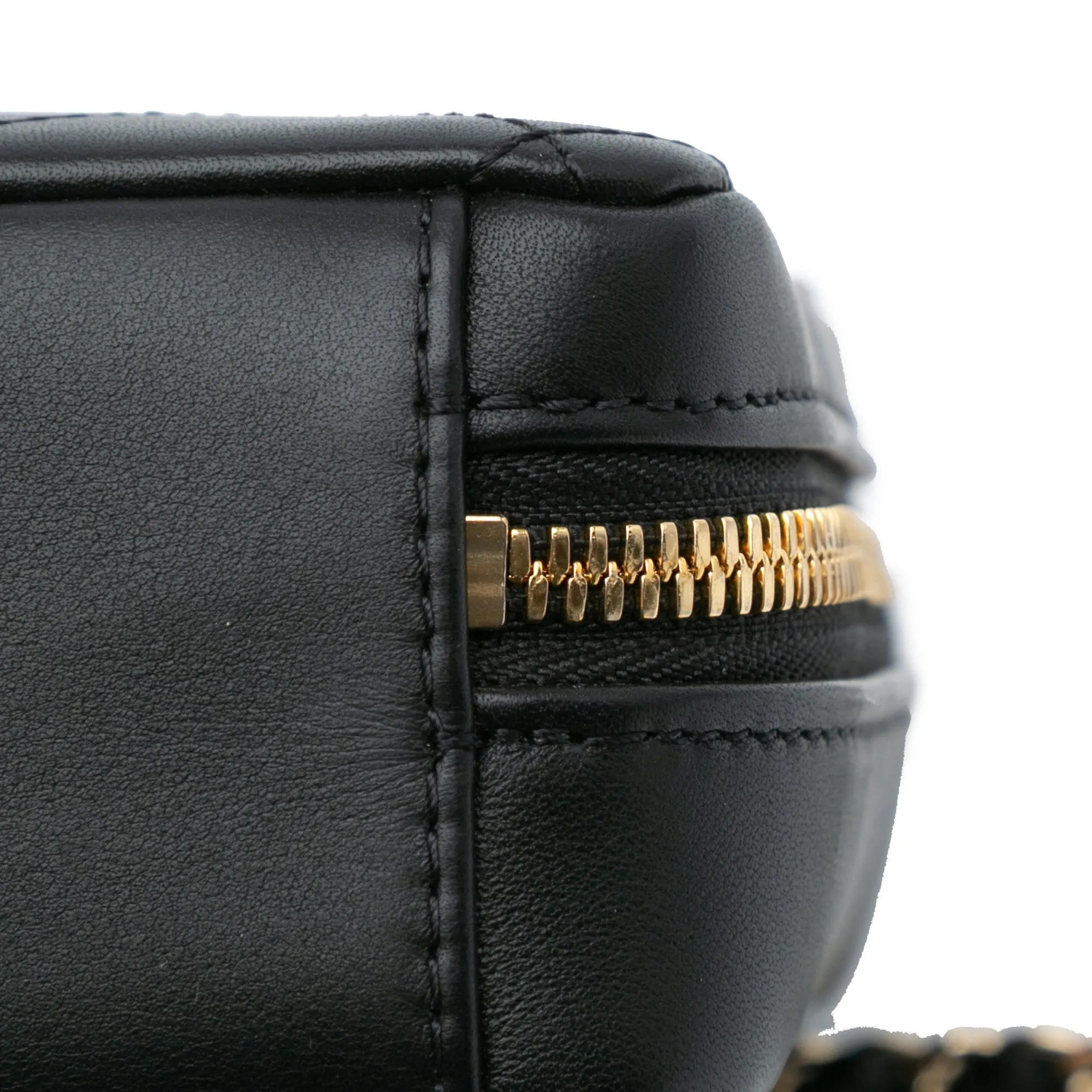Calfskin Stitched Cup Of Tea Vanity Case