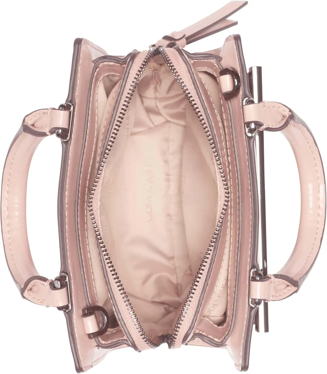 Calvin Klein Astrid Triple Compartment Organizational Mini Satchel Crossbody