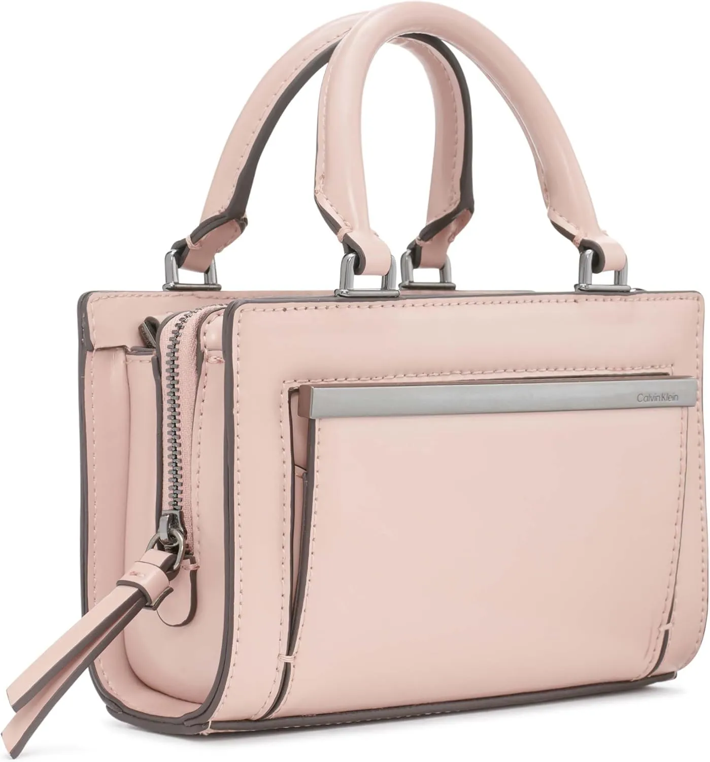 Calvin Klein Astrid Triple Compartment Organizational Mini Satchel Crossbody