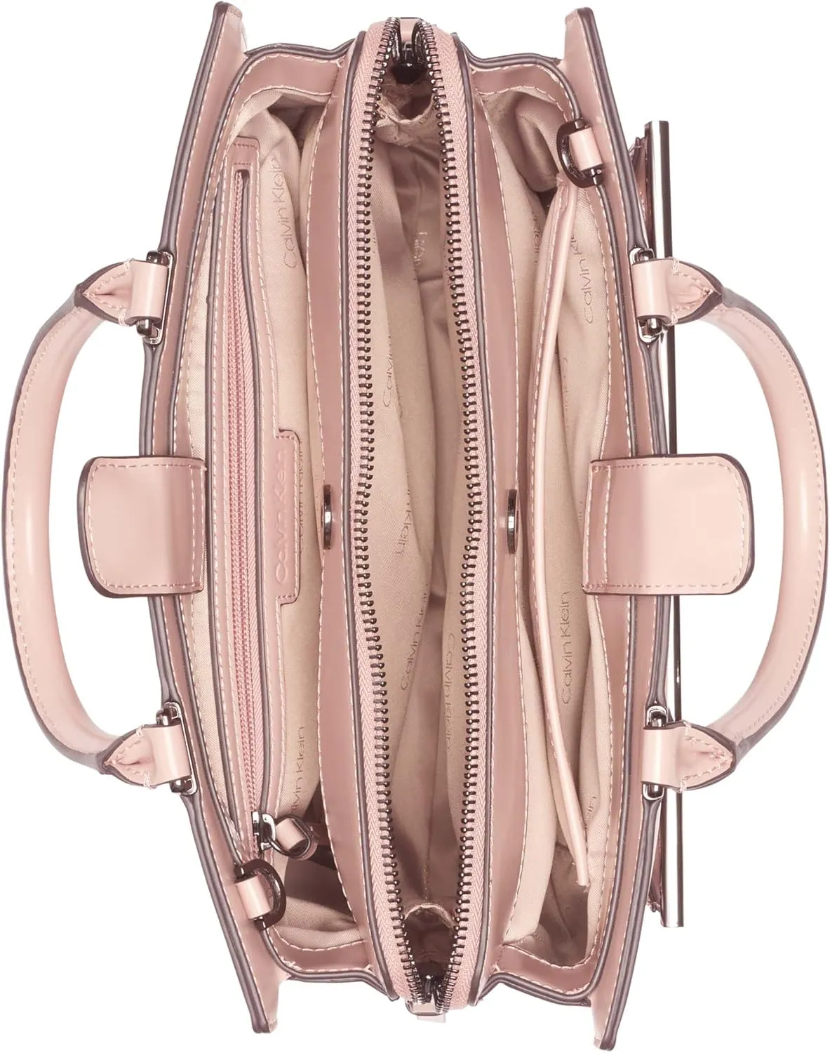 Calvin Klein Astrid Triple Compartment Organizational Satchel