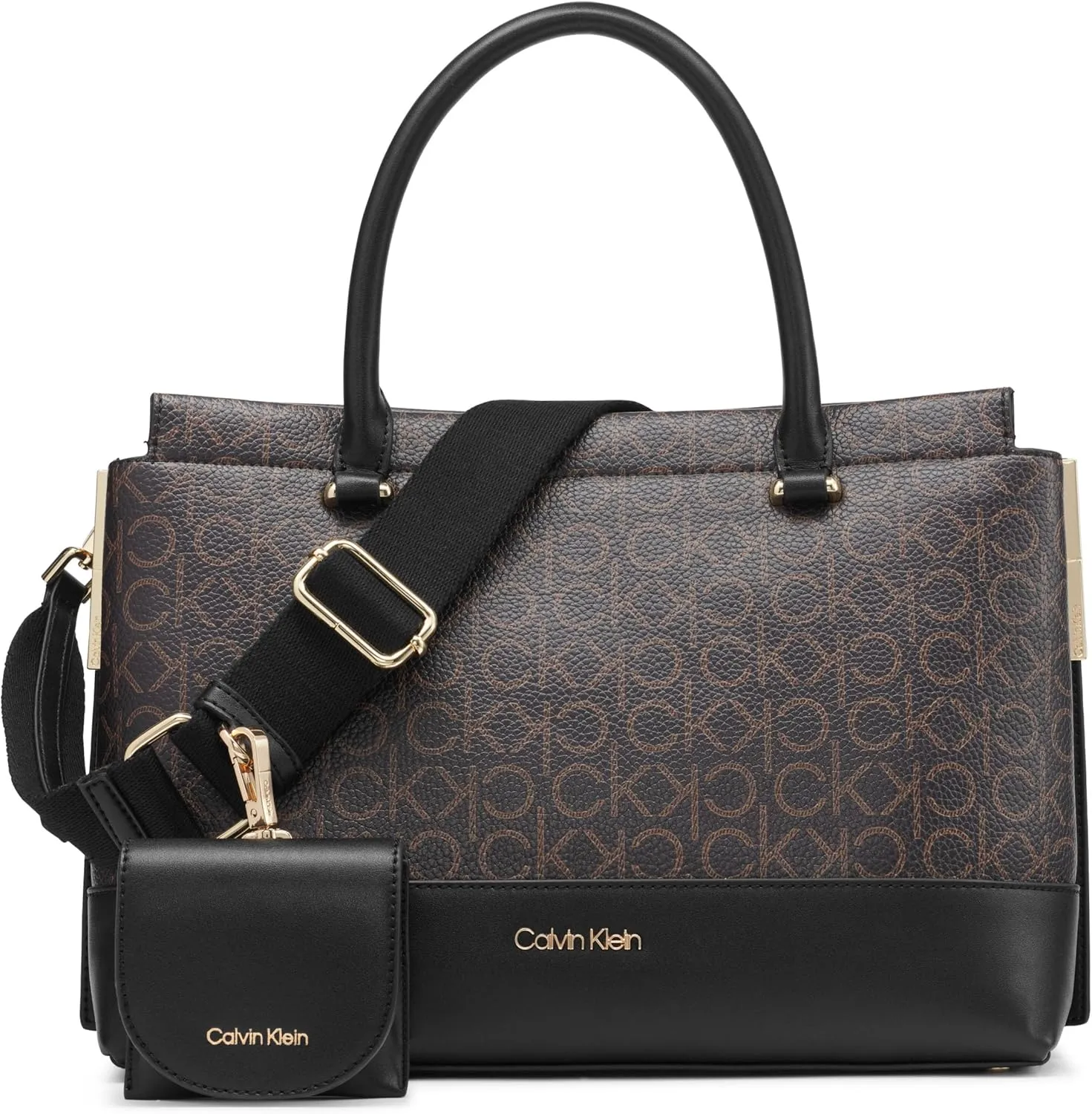 Calvin Klein Bianca Triple Compartment Satchel