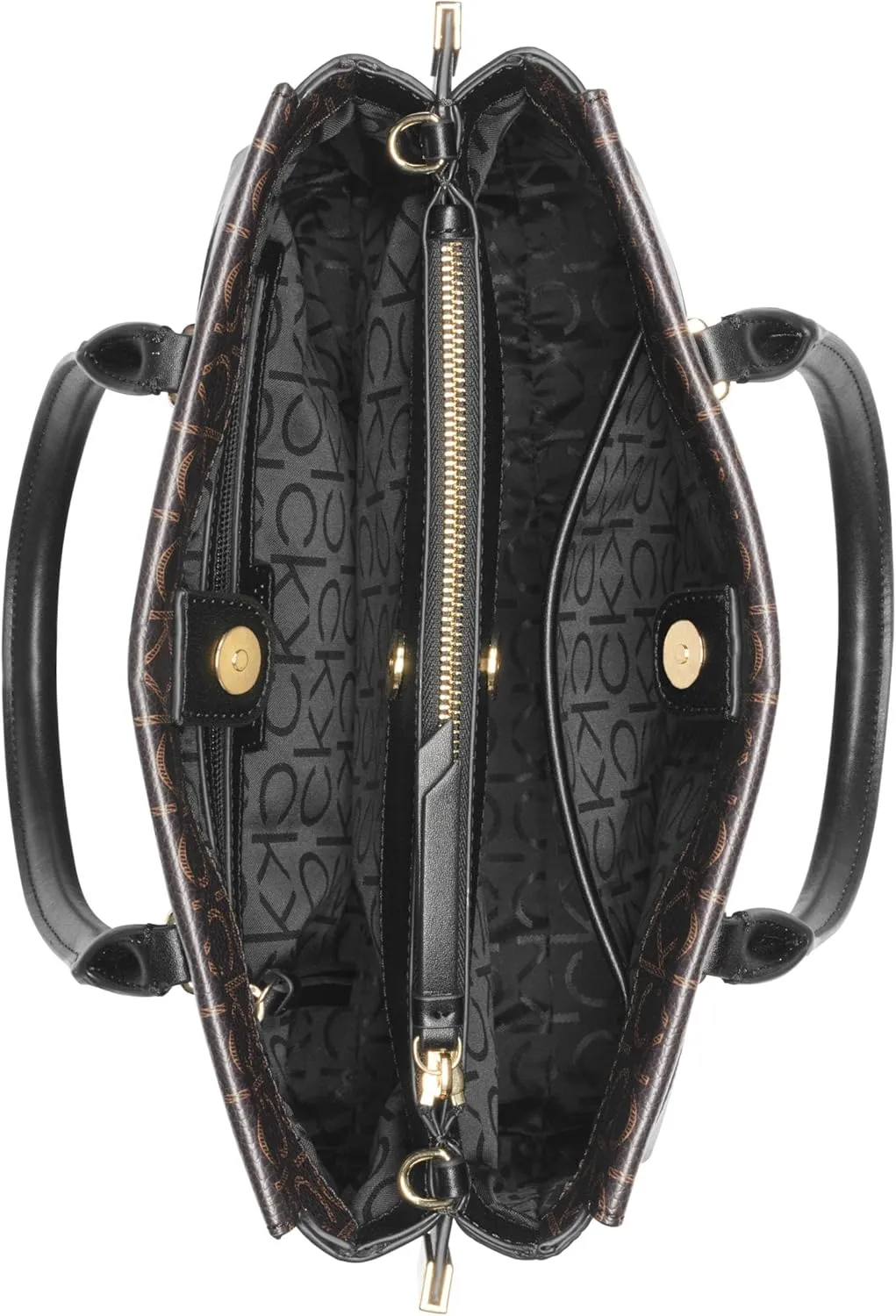 Calvin Klein Bianca Triple Compartment Satchel