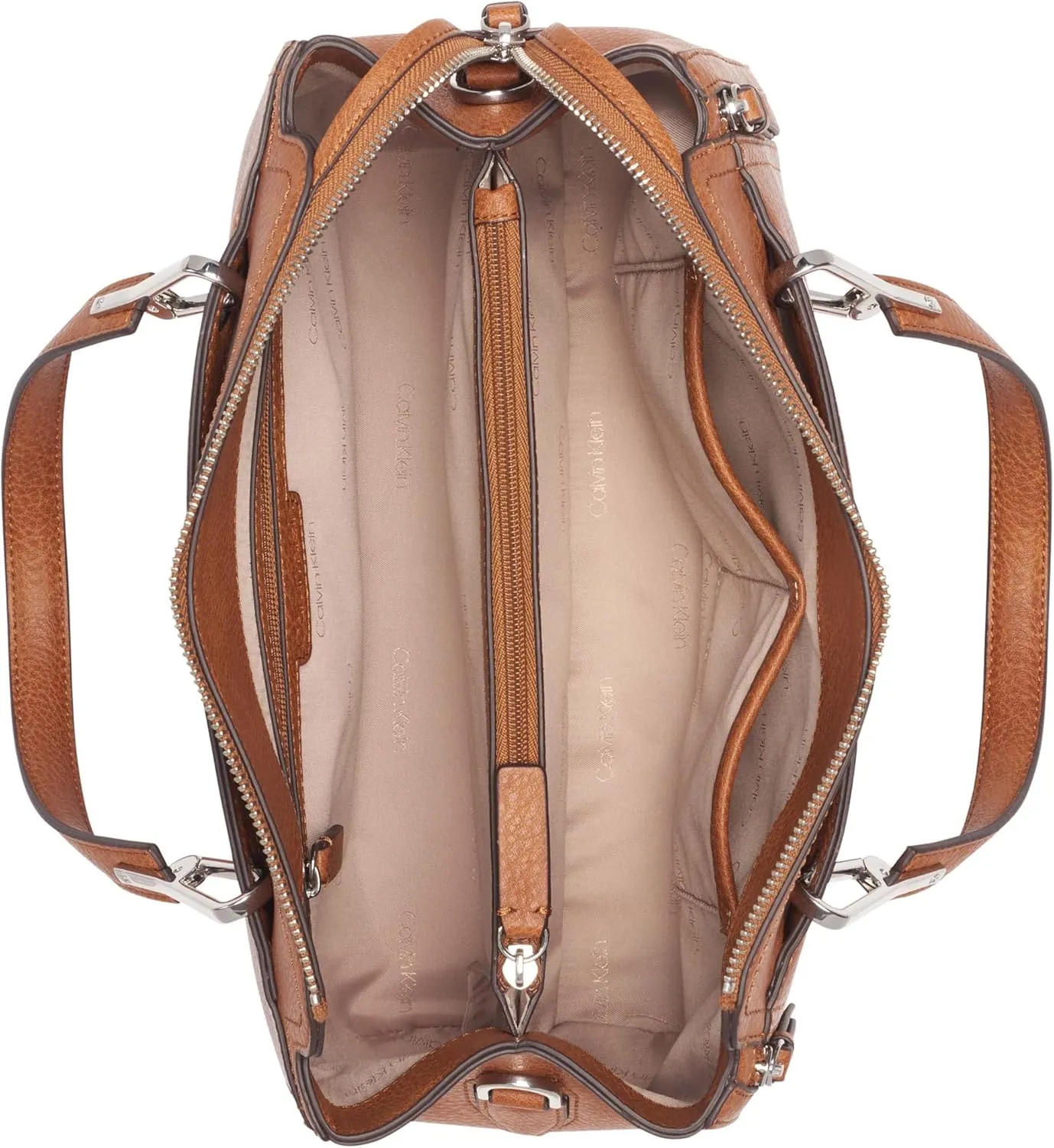 Calvin Klein Bubble Lamb Novelty Organization Satchel
