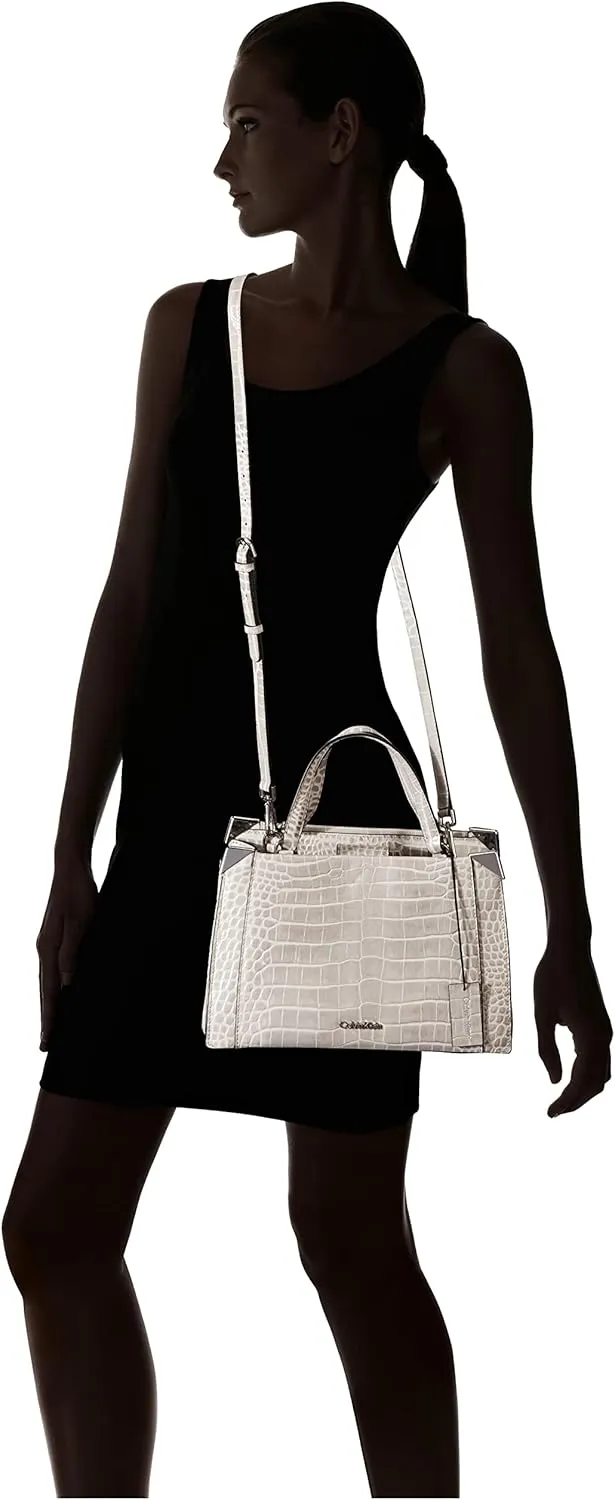 Calvin Klein Fern Triple Compartment Satchel