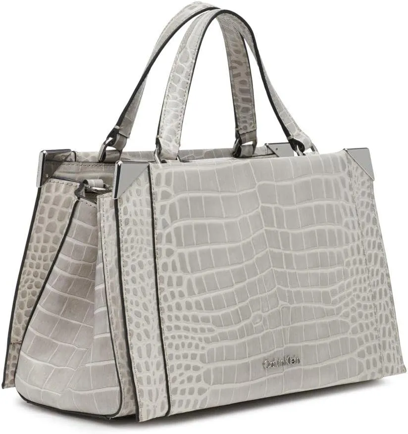 Calvin Klein Fern Triple Compartment Satchel