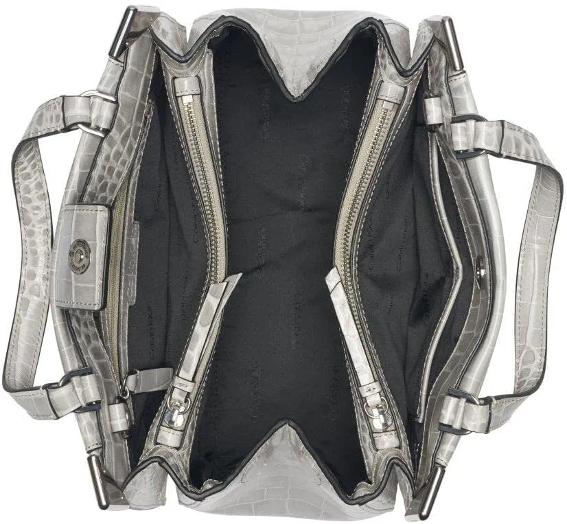 Calvin Klein Fern Triple Compartment Satchel
