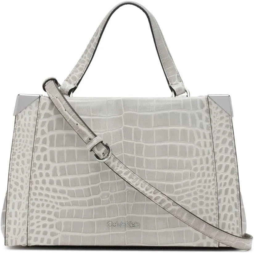 Calvin Klein Fern Triple Compartment Satchel