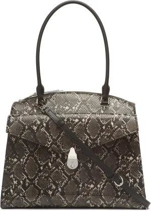 Calvin Klein Lock Candy Python Large Statement Satchel