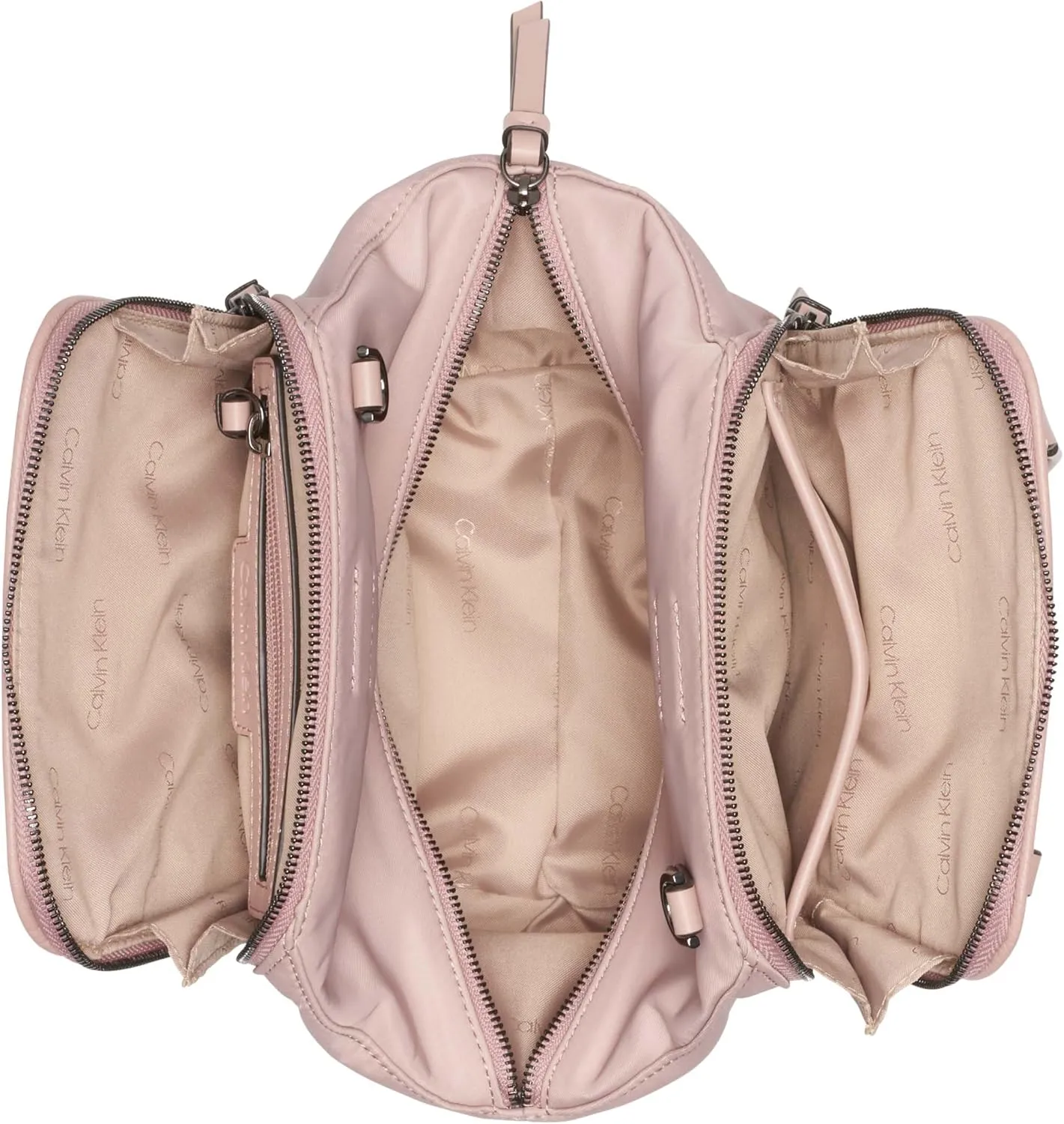 Calvin Klein Marble Triple Compartment Mini Satchel Crossbody